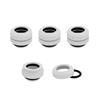 CORSAIR Fitting (hard tube),XF Hardline 4-pack (12mm OD compression; glossy white)