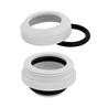 Raccord CORSAIR (tube dur), XF Hardline, pack de 4 (compression OD 14 mm ; blanc brillant)