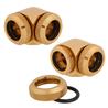 CORSAIR Fitting (tube dur), XF Hardline 2-pack (90 Angled 14mm OD compression; or)