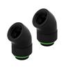 CORSAIR Fitting (Adapter), XF Adapter 2-pack (45 Angled Rotary; Noir