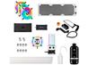 Ensemble de refroidissement personnalisé CORSAIR Hydro X Series iCUE XH305i RGB PRO - Blanc
