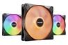 be quiet! Light Wings LX 140mm PWM ARGB Case Fan, Black, 3 Pack(Open Box)