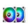 THERMALTAKE Pure Duo 12 ARGB Sync Radiator Fan, White – 2 pack(Open Box)