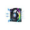 LIAN LI UNI FAN SL WIRELESS RGB Reverse Blade Black Color 3x 12cm Fan Pack with Controller (Reverse Blade )