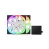 NZXT Aer RGB 2 140mm Twin Starter Pack & Fan Controller (White)