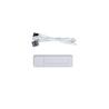 LIAN LI UNI FAN SL WIRELESS RGB LCD Blanc 3x 12cm Pack Ventilateur avec Contrôleur