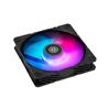Ventilateur PWM ARGB amélioré Silverstone Shark Force 120 de performance de 120 mm, SST-SF120B-ARGB