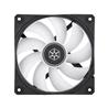 Ventilateur PWM ARGB amélioré Silverstone Shark Force 120 de performance de 120 mm, SST-SF120B-ARGB