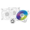 Arctic P12 PWM PST A-RGB 0dB (Blanc) 120mm Ventilateur de boîtier à pression optimisée | Vitesse contrôlée PWM avec PST | Ec...