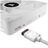 CORSAIR QX RGB Series, iCUE LINK QX120 RGB White, 120mm Magnetic Dome RGB Fan, Single Pack