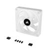 CORSAIR QX RGB Series, iCUE LINK QX120 RGB White, 120mm Magnetic Dome RGB Fan, Single Pack