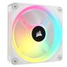 CORSAIR QX RGB Series, iCUE LINK QX120 RGB White, 120mm Magnetic Dome RGB Fan, Single Pack