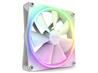 NZXT F120 RGB DUO Ventilateur de boîtier, Blanc