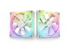 NZXT F120 RGB DUO Ventilateur de boîtier Paquet de 3, Blanc