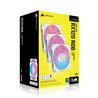 CORSAIR RX Series, iCUE LINK RX120 RGB 120mm Fan, White, Triple Pack