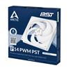 Arctic P14 PWM PST 140mm Ventilateur PWM avec répartiteur de câble, Blanc