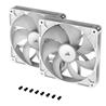 CORSAIR RS140 ARGB 140mm PWM Fans Dual Pack – White(Open Box)