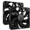 CORSAIR  RS140 Ventilateurs PWM 140 mm Dual Pac, Noir