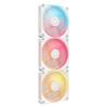 CORSAIR LX-R RGB Series, iCUE LINK LX120-R RGB White, 120mm RGB Fan, Triple Fan Kit