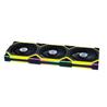 Lian Li UNI FAN SL 120 Ventilateur RVB sans fil 120 mm, paquet de 3 avec contrôleur de ventilateur, noir