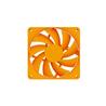 HYTE FA12 120mm Case Fan4-Pack Orange