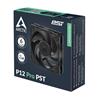 ARCTIC COOLING P12 Pro PST 120mm Case Fan Single Pack Black
