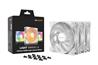 be quiet! Light Wings LX 120mm PWM High-speed ARGB Case Fan, White, 3