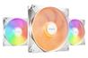 be quiet! Light Wings LX 140mm PWM High-speed ARGB Case Fan, White, 3