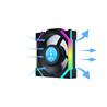 LIAN LI UNI FAN SL WIRELESS RGB LCD Black Color Single Pack 12cm Fan Pack without Controller