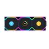 LIAN LI UNI FAN SL WIRELESS RGB Reverse Blade Black Color 3x 12cm Fan Pack with Controller (Reverse Blade )