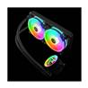 GAMDIAS CHIONE M2-240R, AIO CPU Liquid Cooler 240mm Radiator, 2 x 120 mm Fans, RGB MB Sync 5v 3pin,  AEOLUS Box RGB Fan Hub ...