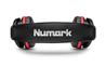 NUMARK HF175 Closed-Back Monitoring Headphone, Black/Red