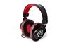 NUMARK HF175 Closed-Back Monitoring Headphone, Black/Red