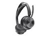 Poly Voyager Focus 2 - Casque supra-auriculaire - Bluetooth - sans fil - réduction active du bruit - USB-C via adaptateur Bl...