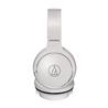 AUDIO-TECHNICA ATH-S220BT Wireless On-Ear Headphones, White