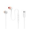 JBL Tune 310C Wired In-ear USB-C Headphones, White