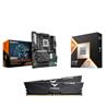 AMD Ryzen 7 9800X3D CPU + GIGABYTE B850 GAMING X WIFI6E Carte Mère + T-Force 32GB D5 6000MHz CL30 RAM