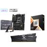 AMD Ryzen 7 9800X3D CPU + MSI MAG X870 TOMAHAWK WIFI Carte Mère+ T-Force 32GB D5 6000MHz CL30 RAM