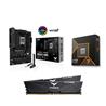 AMD R7 9700X CPU +  ASUS TUF GAMING B650-E WIFI Motherboard + T-Force 32GB D5 6000MHz CL30 RAM BundleSpecial