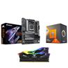AMD R7 7800X3D CPU + GIGABYTE B650 AORUS ELITE AX V2 Motherboard + T-Force RGB 32GB D5 6000MHz CL30 RAM