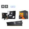 AMD R5 7600X3D CPU + MSI PRO B850M-A WIFI Motherboard + T-Force 32GB D5 6000MHz CL30 RAM