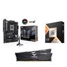 AMD R7 9800X3D CPU + ASUS TUF GAMING B850-PLUS WIFI Carte Mère + T-Force 32GB D5 6000MHz CL30 RAM