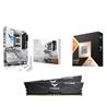 AMD Ryzen 7 9800X3D CPU + ASUS ROG STRIX X870-A GAMING WIFI Carte mère + T-Force 32GB D5 6000MHz CL30 RAM