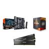 AMD Ryzen 7 5800XT CPU + GIGABYTE B550M GAMING X WIFI6 Motherboard + Lexar THOR 16GB (2x8GB) DDR4 3200MHz CL16 RAM