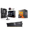 AMD R7 7800X3D CPU + ASUS TUF GAMING B650E-PLUS WIFI Carte mère + T-Force 32GB D5 6000MHz CL30 RAM