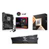 AMD R7 9800X3D CPU + ASUS ROG STRIX X870E-H GAMING WIFI7 Motherboard + T-Force 32GB D5 6000MHz CL30 RAM