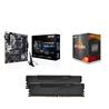 AMD Ryzen 7 5800XT CPU + ASUS Prime B550M-A WIFI II Motherboard + KLEVV BOLT X 16GB DDR4 3200MHz CL16 RAM