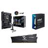 Intel Core Ultra 9 285K CPU + ASUS TUF GAMING Z890-PLUS WIFI Motherboard + T-Force 32GB D5 6000MHz CL30 RAM