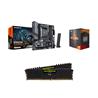 AMD Ryzen 7 5700X CPU + GIGABYTE B550M GAMING X WIFI6 Motherboard + CORSAIR 32GB DDR4 RAM