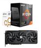 AMD Ryzen 7 5800X3D 10th Anniversary Edition CPU + GIGABYTE Radeon RX 9070 XT GAMING OC 16G GPU
